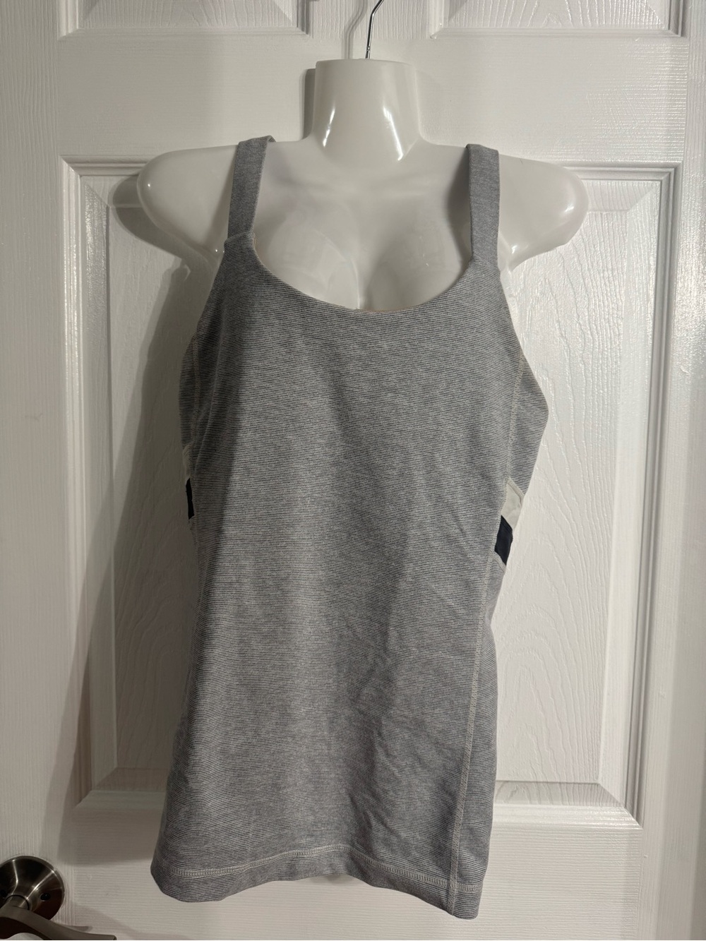 lululemon athletica Heather Gray Scoop Tank